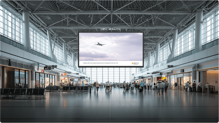 DOOH Airport Display