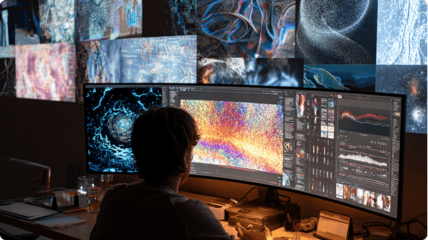 Real-time & pre-calculated 3D creation